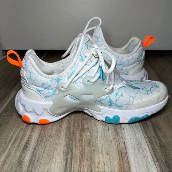 Nike React Presto Cracked CT6624-100 Youth Sneakers - Picture 6 of 10